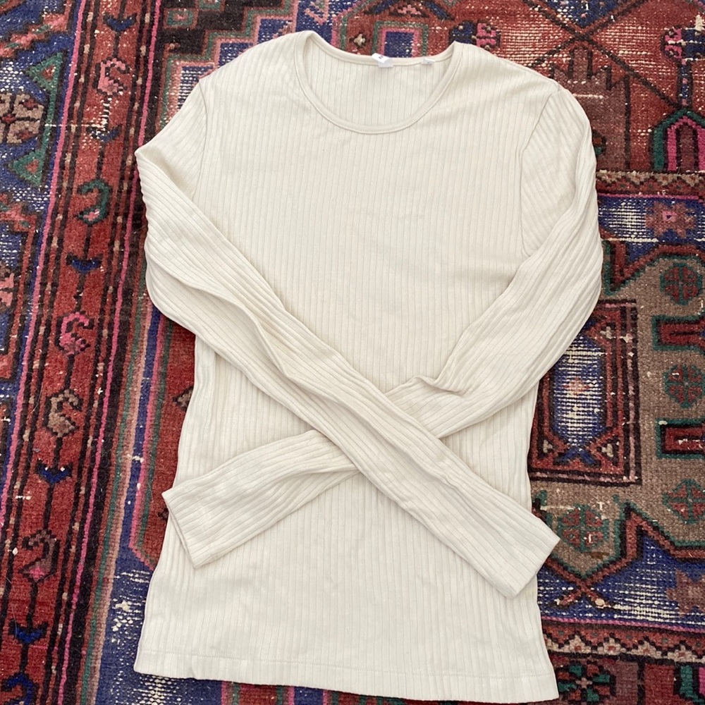 Kotn ribbed long sleeve shirt